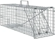 Zwalczanie i odstraszanie szkodników - vidaXL Pułapka na zwierzęta Antracytowy 61 x 20 x 21.5 cm Stal - miniaturka - grafika 1