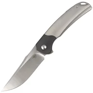 Noże - Nóż składany Bestech Supernova Grey Titanium / Black Zirconium, Satin Flat Satin M390 (BT2111A) - miniaturka - grafika 1