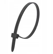 Maskownice do kabli - DEDRA Nylonowe opaski zaciskowe czarne 4,8x300mm 100szt. - miniaturka - grafika 1