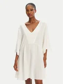 Sukienki - Banana Moon Sukienka letnia Agathe Holidays LHN10 Biały Loose Fit - miniaturka - grafika 1