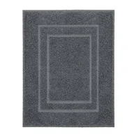 Dywaniki łazienkowe - Kleine Wolke Dywanik łazienkowy Plaza, 60x80 cm, ciemnoszary Spits Wallcoverings - miniaturka - grafika 1
