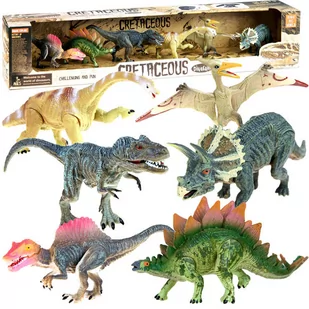 Zestaw dinozaurów Dinozaury malowane 6szt ZA2051 - Figurki dla dzieci - miniaturka - grafika 1