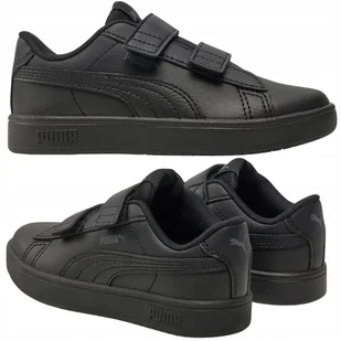 PUMA BUTY DZIECIĘCE SPORTOWE NA RZEPY RICKIE CZARNE ORYGINALNE r. 28,5 - Buty dla dziewczynek - miniaturka - grafika 1