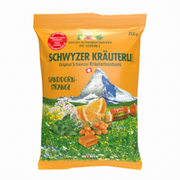 Zdrowa żywność - Oryginalne Szwajcarskie cukierki rokitnik-pomarańcza i 20 ziół - 200 g - miniaturka - grafika 1