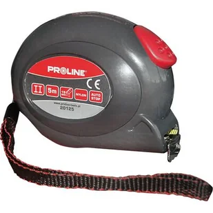 Miara zwijana 8m x 25 mm pokryta nylone m zawieszka CE Proline - Poziomice, łaty, miary - miniaturka - grafika 1