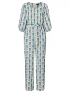 Kombinezony - More & More Kombinezon w kolorze beżowo-błękitnym - miniaturka - grafika 1