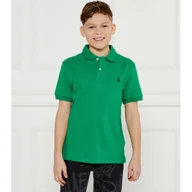 Koszulki dla chłopców - POLO RALPH LAUREN Polo Slim Fit pique - miniaturka - grafika 1
