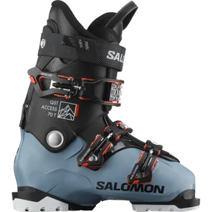 Salomon QST Access 70 T, buty narciarskie, juniorskie, niebieskie/czarne/pomarańczowe - Buty narciarskie - miniaturka - grafika 1