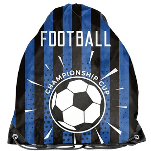 Worek na obuwie sportowe buty WF Football Piłka Nożna Podwójny ściągacz - Worki na buty Worek na obuwie sportowe buty WF Football Piłka Nożna Podwójny ściągacz - Worki na buty - miniaturka - grafika 1