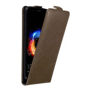 Etui Cadorabo do Honor 8 PRO w kolorze COFFEE BROWN etui na telefon komórkowy z klapką z niewidocznym zapięciem magnetycznym etui ochronne etui z klapką w stylu książki - Etui i futerały do telefonów - miniaturka - grafika 1