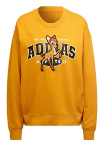 Bluza damska Adidas Disney Bambi żółta bawełniana-XS - Bluzy damskie - miniaturka - grafika 1