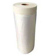 Folie budowlane - Folia malarska 2.7 m x 20 m przezroczysta Dexter - miniaturka - grafika 1