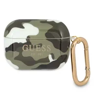 Akcesoria do słuchawek - Guess GUAPUCAMA AirPods Pro cover zielony/khaki Camo Collection - miniaturka - grafika 1