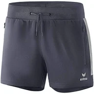 Spodenki damskie - Erima Damskie szorty Squad krótkie spodenki treningowe, Slate Grey/Silver Grey, 42 - miniaturka - grafika 1