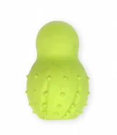 Zabawki dla psów - PET NOVA Pet Nova Gryzak z dzwonkiem Snowman o aromacie wołowiny żółty 9,5cm PPTN031 - miniaturka - grafika 1