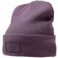 Czapki damskie - Czapka 4F U319 4FAW23ACAPU319 (kolor Fioletowy) - miniaturka - grafika 1