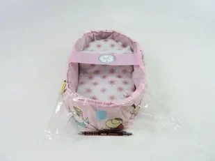 WIKTOR Nosidełko z pościelą 48057A - Akcesoria dla lalek - miniaturka - grafika 1