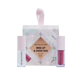Makeup Revolution Mini Lip & Cheek Duo zestaw do makijażu - Zestawy kosmetyków damskich - miniaturka - grafika 1