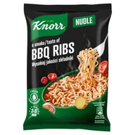 Zupy w płynie - Knorr Nudle o smaku BBQ Ribs 66 g - miniaturka - grafika 1