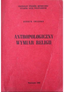 Antropologiczny wymiar religii - Religia i religioznawstwo - miniaturka - grafika 1