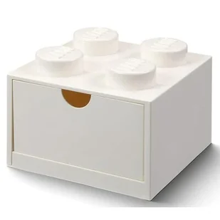 Lego Desk Drawer 4 White - Pojemniki na zabawki - miniaturka - grafika 1