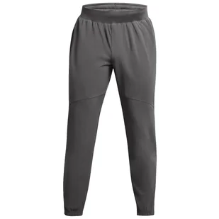 Męskie spodnie dresowe Under Armour Stretch Woven Joggers Rozmiar: XL / Kolor: szary - Spodnie sportowe męskie - miniaturka - grafika 1