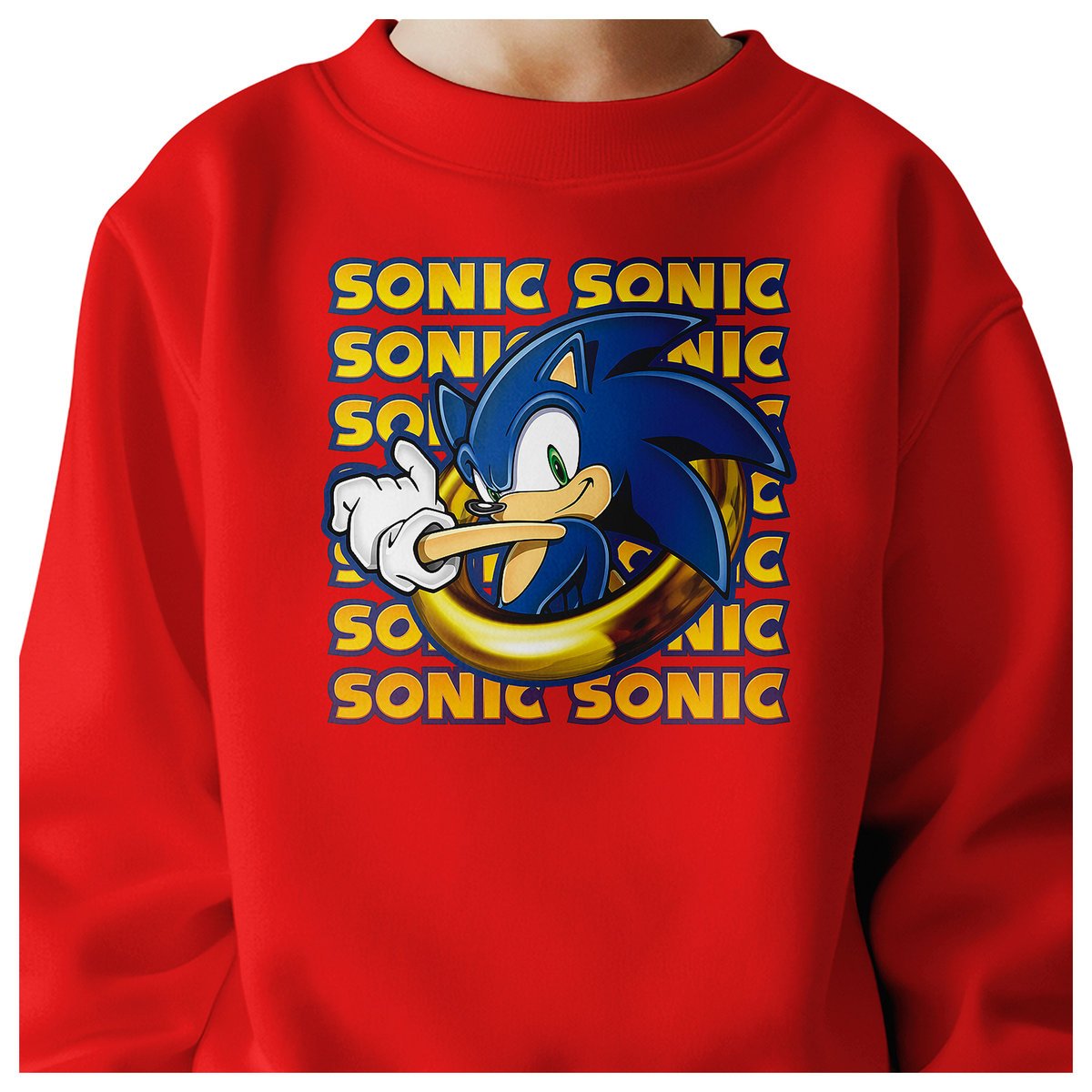 BLUZA DZIECIĘCA SONIC 110-116 DLA DZIEWCZYNKI CHŁOPCA