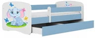 Łóżka dla dzieci i młodzieży - Łóżko dla chłopca z materacem mix 80x160 W4-L21 - miniaturka - grafika 1