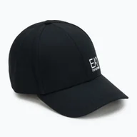 Czapki damskie - Czapka z daszkiem EA7 Emporio Armani TrainCore IdentityLogo black/white WYSYŁKA W 24H 30 DNI NA ZWROT - miniaturka - grafika 1