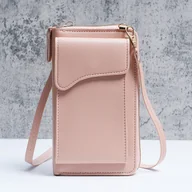 Nerki - Torebka / saszetka na telefon z funkcją portfela, (18*11*5cm), PINK / RÓŻOWY - miniaturka - grafika 1