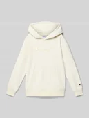 Swetry dla chłopców - Bluza o kroju regular fit z kapturem i wyhaftowanym logo model ‘Icons’ - miniaturka - grafika 1