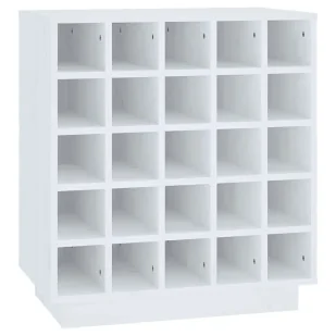 Biała sosnowa szafka na wino - Ledox - Regały Biała sosnowa szafka na wino - Ledox - Regały - miniaturka - grafika 1