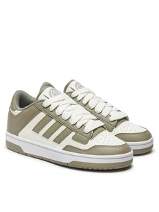 adidas Sneakersy Rapid Court Low JR0165 Zielony - Buty dla dziewczynek - miniaturka - grafika 1