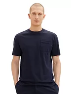 Koszulki męskie - TOM TAILOR T-shirt męski, 10668 - Sky Captain Blue, XXL - miniaturka - grafika 1