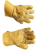 Rękawice robocze - Rękawice Robocze 10 Skóra Bydlęca Żółte - miniaturka - grafika 1
