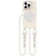 Etui i futerały do telefonów - Etui TECH-PROTECT MagNecklace MagSafe do Apple iPhone 15 Pro Kremowy - miniaturka - grafika 1