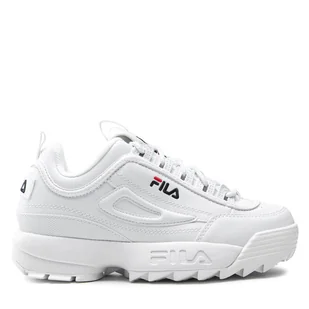 Sneakersy Fila Disruptor Teens FFT0029.10004 Biały - Sneakersy damskie - miniaturka - grafika 1