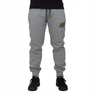 Dresy męskie - Spodnie Dresy Elade 20th kieszenie zip szare XL - miniaturka - grafika 1