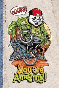 Notatnik ozdobny 143x210/64K linia Panda - Szkolne artykuły papiernicze - miniaturka - grafika 1