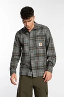 Koszule męskie - Koszula męska Casual Carhartt WIP L/S Hadley Shirt I032903-20MXX XL - miniaturka - grafika 1