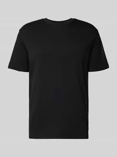 T-shirt z wyhaftowanym logo model ‘SUPIMA’ - Koszulki męskie - miniaturka - grafika 1
