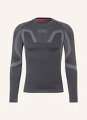 Koszulki sportowe damskie - X-Bionic Koszulka Funkcjonalna X-Ential grau - miniaturka - grafika 1