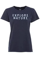 Koszulki i topy damskie - Camel Active Womenswear Koszulka damska, granatowy, XS - miniaturka - grafika 1