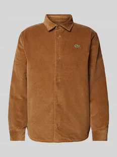 Koszula sztruksowa o kroju regular fit z naszywką z logo model ‘CORDUROY’ - Koszule męskie - miniaturka - grafika 1