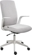 Fotele i krzesła biurowe - BELIANI Krzesło biurowe CAPTAIN Jasnoszary - miniaturka - grafika 1