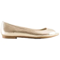 Czółenka - Goodin Casualowe Czółenka Open Toe złoty - miniaturka - grafika 1