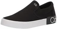 Trampki męskie - Calvin Klein Ryor Trampki męskie, Czarne płótno 962, 42 EU - miniaturka - grafika 1