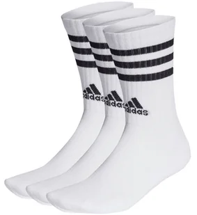 Skarpety ADIDAS męskie Cushioned Crew Socks 3PACK białe - Skarpetki damskie - miniaturka - grafika 1