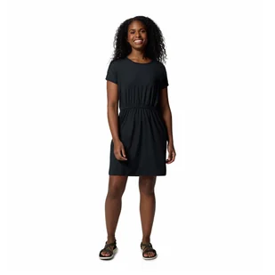 Sukienki damskie Columbia Chill River™ Short sleeve Dress Rozmiar: L / Kolor: czarny - Sukienki i spódnice sportowe - miniaturka - grafika 1