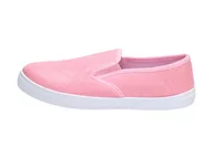 Trampki damskie - Slip On Różowe tenisówki damskie Wishot 123 - Wishot_ - miniaturka - grafika 1